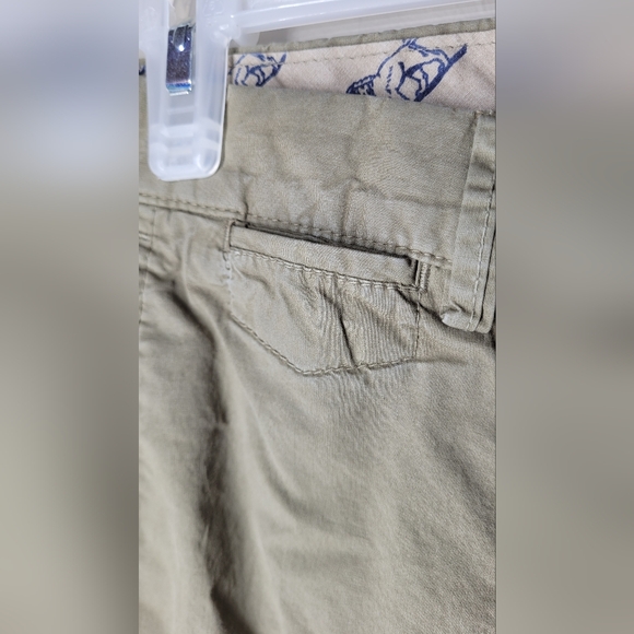 Poletti khaki cotton trousers - slim fit vintage sz 32 - Picture 6 of 13